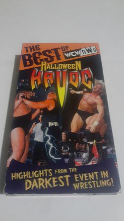 WCW the best of Halloween Havoc VHS tape