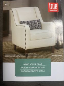 Accent white chair