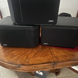 3 Bose Speakers two left one right