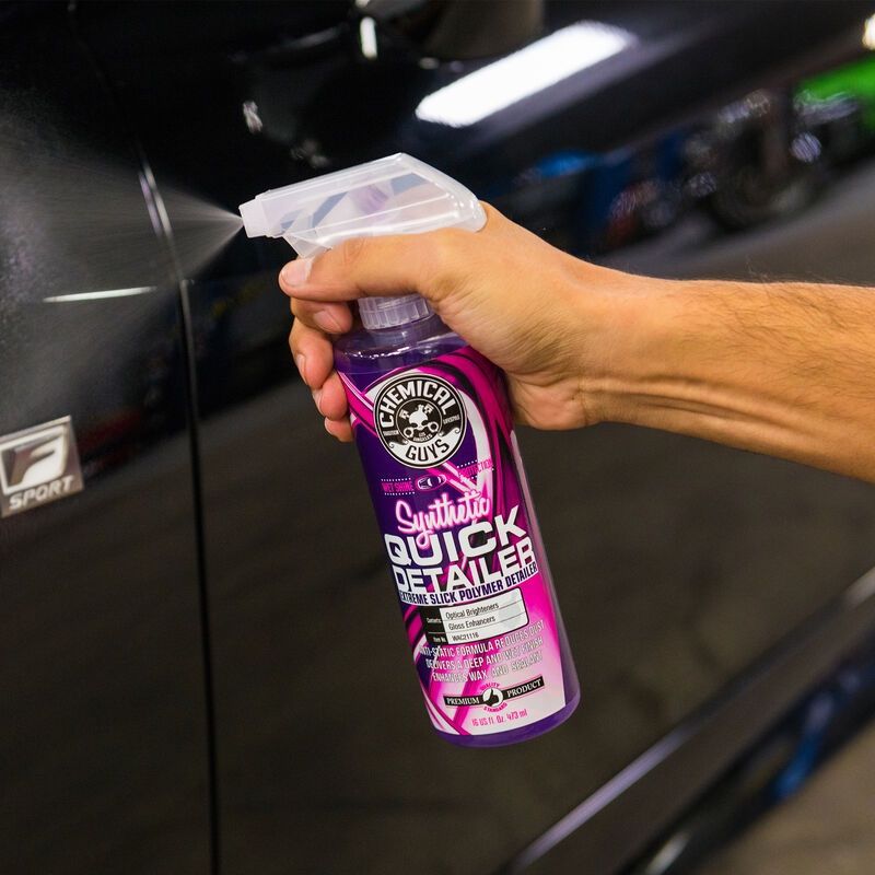 Chemical Guys Chemical Guys Synthetic Quick Detailer - Extreme slick polymer detailer for paint, 16 oz spray bottle,