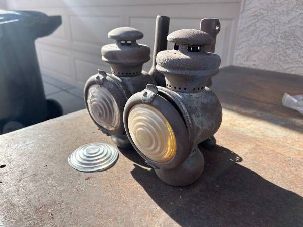 Ford Model T Antique Kerosene Cowl Light Lamps
