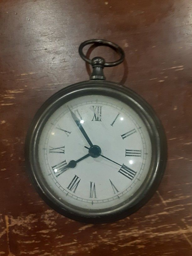 Oversized Pocket Watch Look Clock