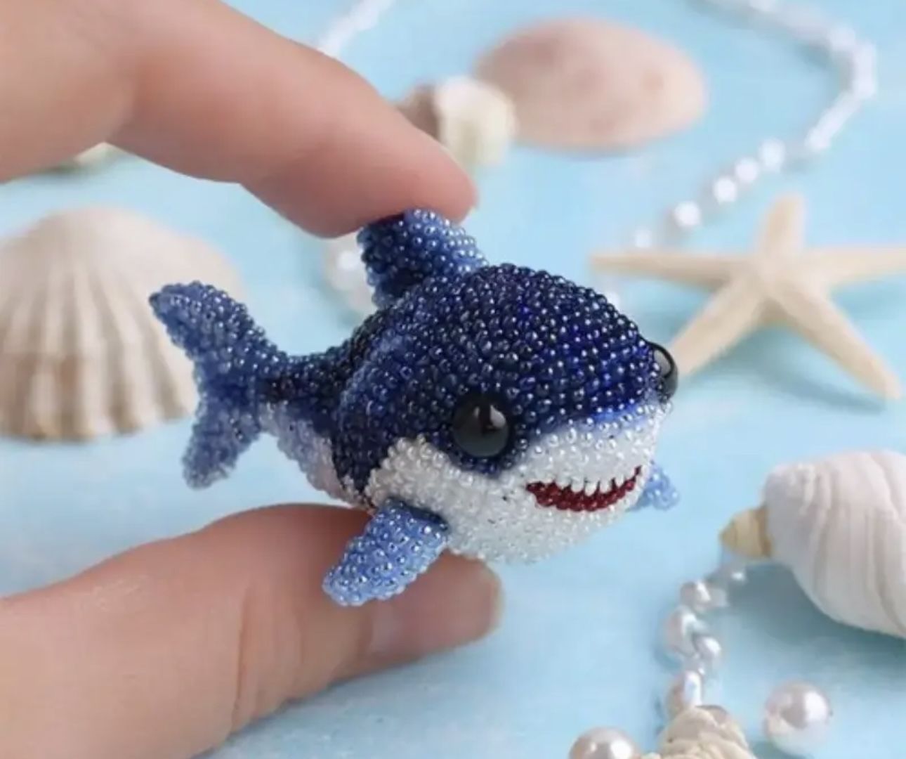 DIY Beaded Shark 