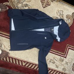 Eikeland navy blue rain jacket Size M 
