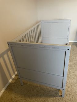 Baby / toddler convertible crib Ikea Sundvik Gray for Sale in San