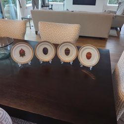 Faberge Salad plates set of(4)