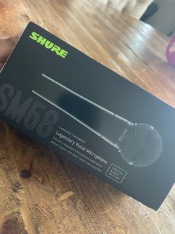 SM58 special black edition microphone