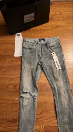 Purple jeans