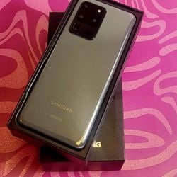 Samsung Galaxy S20 Ultra 5G 128gb  Unlocked, FREE Smartwach/ Headphones. Pay $1 Today Rest in payments. NO CREDIT NEEDED FINANCING