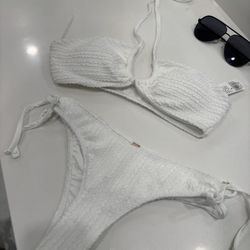 white bikini