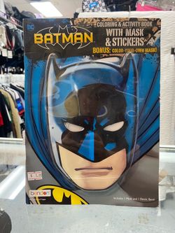 Batman Coloring Book w/ Mask & Stickers