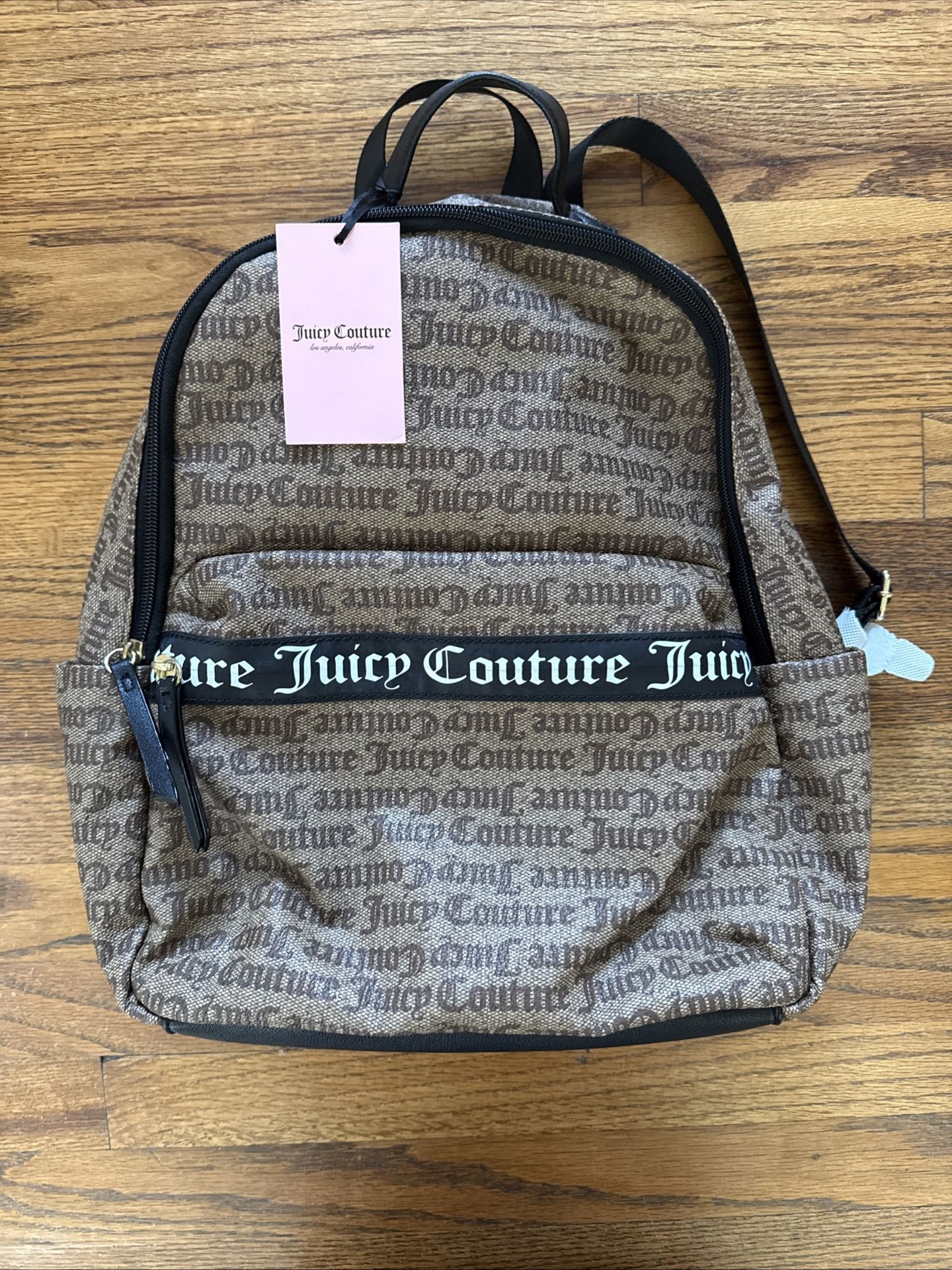 NWT Juicy Couture Goth Stat Chestnut Our Zips Say It All Women\'s Backpack (New) Juicy Couture Goth Stat Chestnut Our Zips Say | Mercari main image 3
