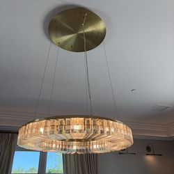 Chandelier-Crystal Pottery Barn