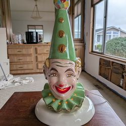 Vintage clown lamp