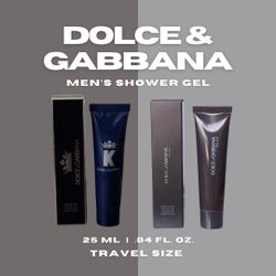 Dolce & Gabbana Men’s Shower Gel Travel Size 