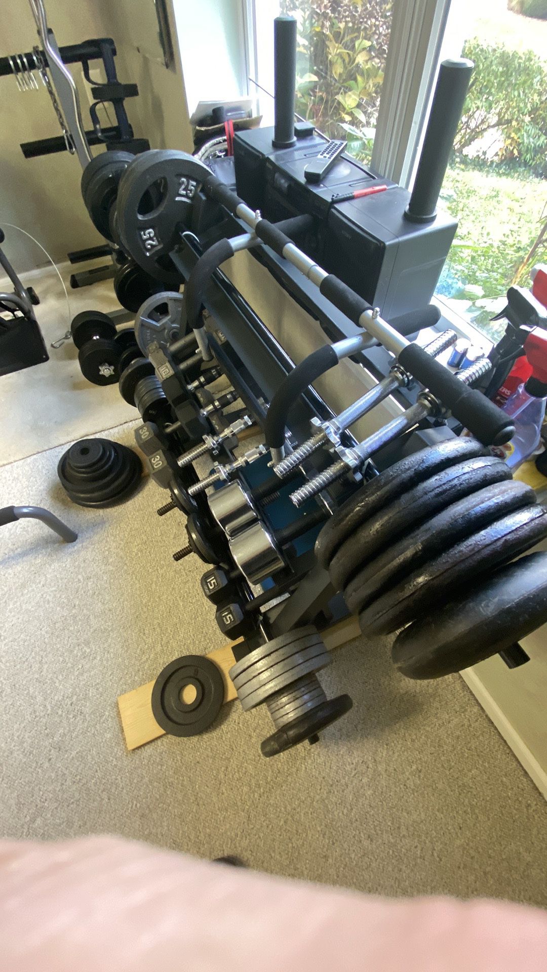 Dumbbells sold in pairs 10 pounds, 15 pounds, 20 pounds, 30 pounds