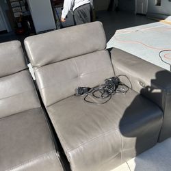 Z Gallerie Leather Sofa