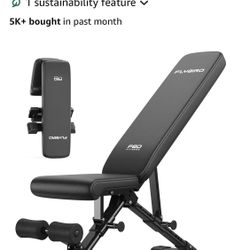 adjustable/fold up weight bench