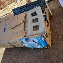 Suncast
Vista 7 ft. W x 7 ft. D Plastic Resin Storage Shed with Floor (50 sq. ft.) in Colonnade (Beige)