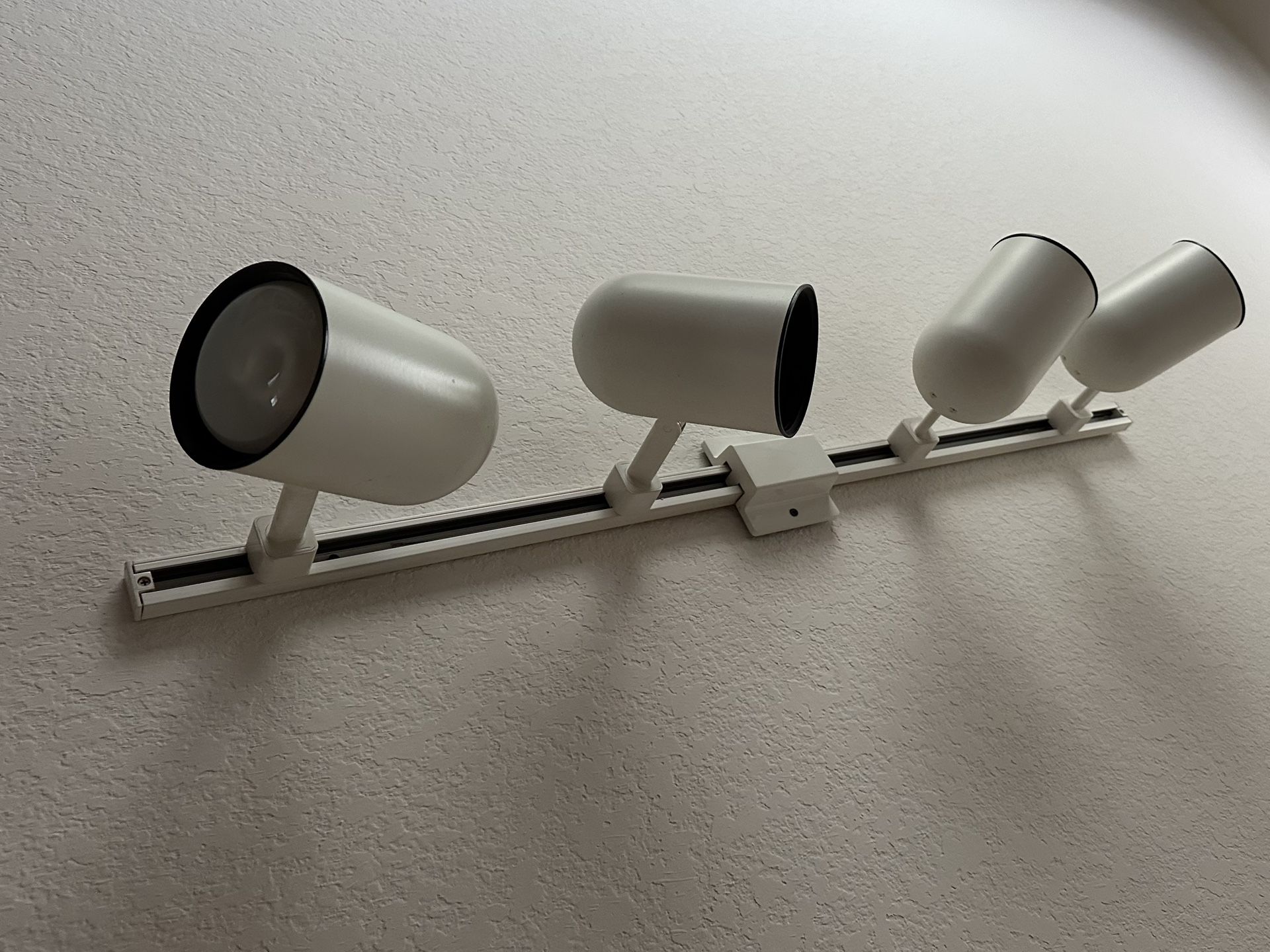 Track Lighting White Ceiling Mounted Hardwired Kit