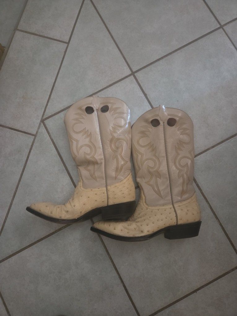 Men's Ostrich Custom Boots