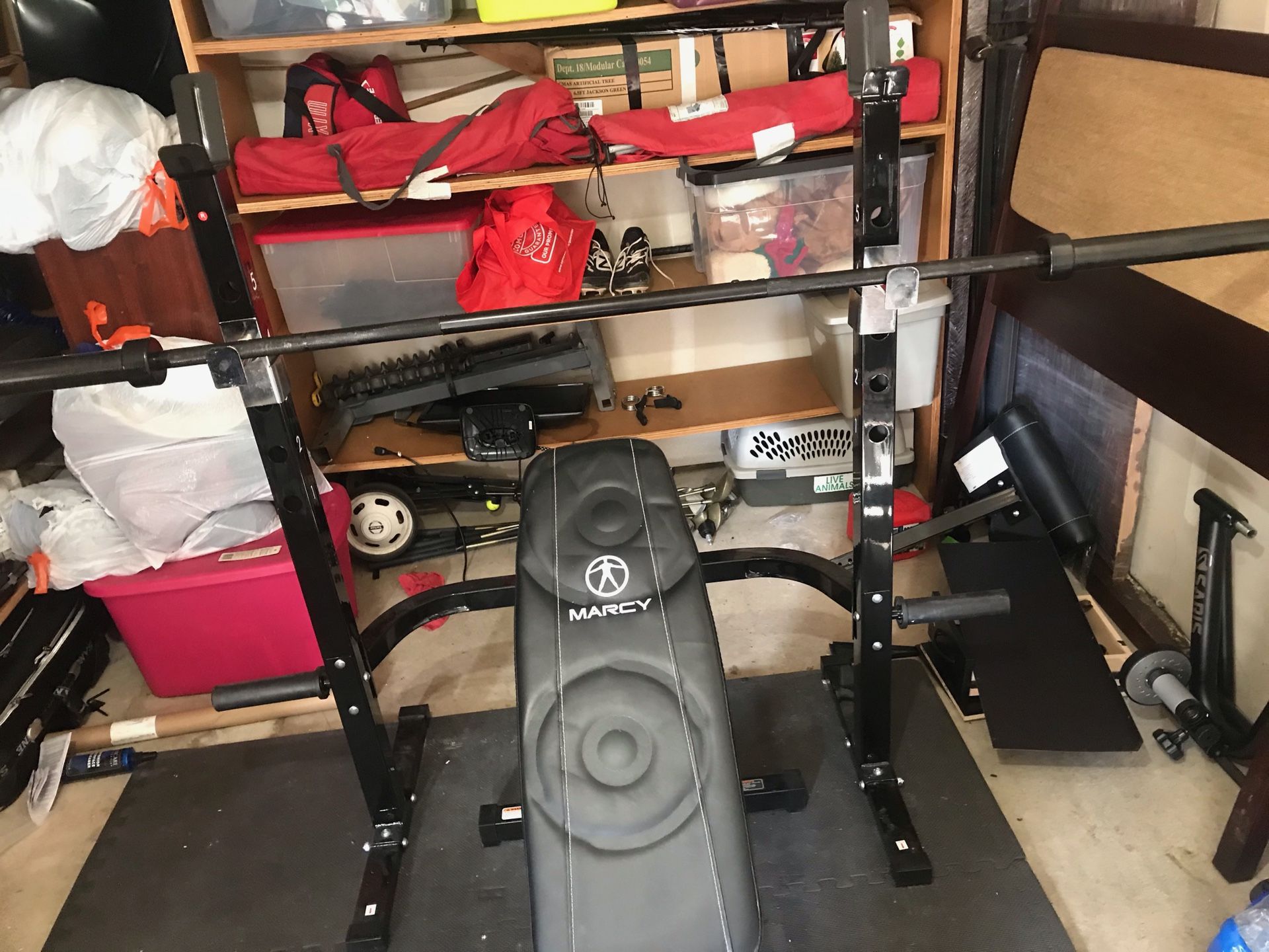 Weights for sale and bench. 150 or best offer, must pick up.