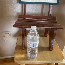Antique Bench , For Decoration . Wood .