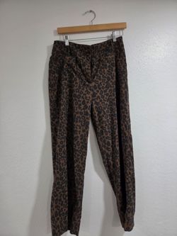 Nicole Miller lepord pants Size 8