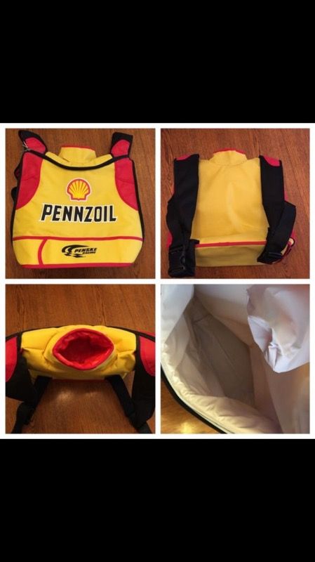 Pennzoil penske racing cooler backpack