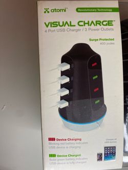 Atomi Charge Tower Prime USB Desktop Charging Station