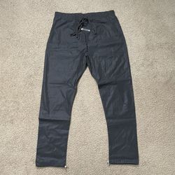 Fear Of God Essentials Black Reflective Track Pants