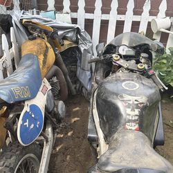 FREE Suzuki Bikes – 2002 Street Bike + 1990 RM Dirt Bike (Parts/Project)