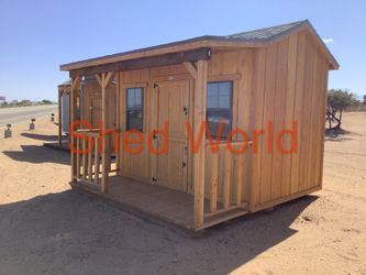 12x8 Shed With Porch On SALE