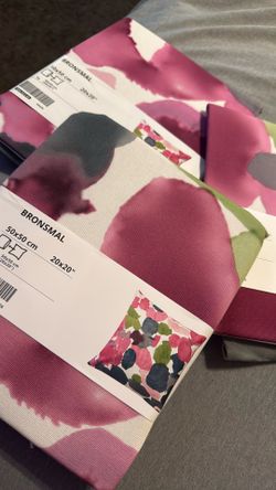 Bronsmal Pillow Covers (3x/3 of them) 