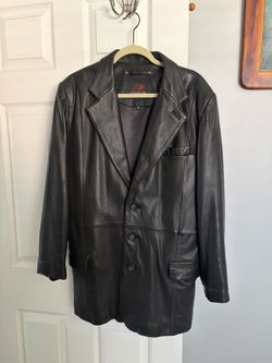 Men’s Soft Leather Jacket for tall man