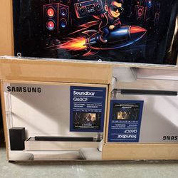 Samsung Soundbar (HW-Q60CF) Dolby Atmos Home Theater – Powerful 3.1ch Surround Sound w/ Wireless Subwoofer