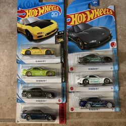 Hot Wheels Hotwheels Mazda Rx7 FD $10/each