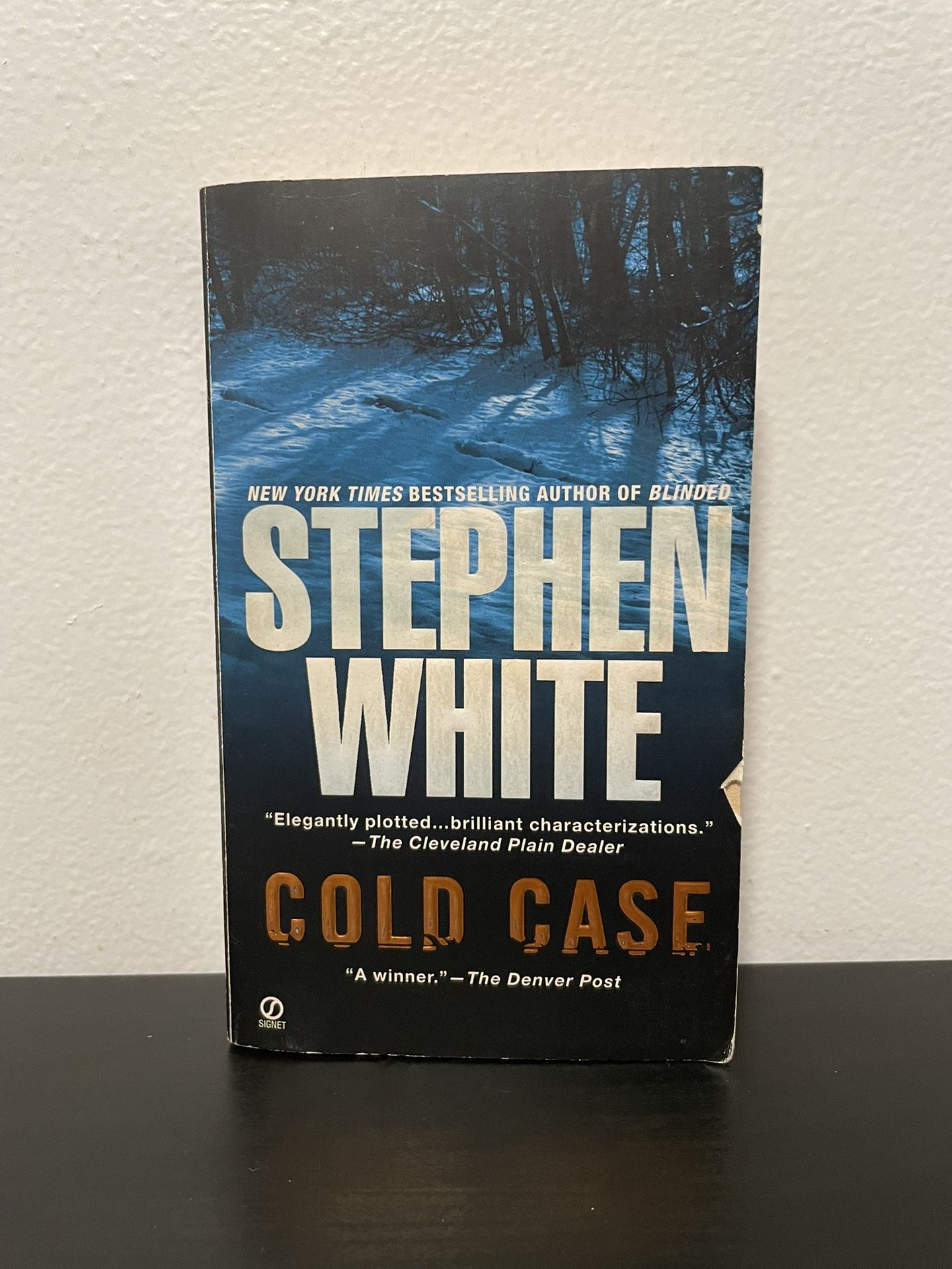 Cold Case Stephen White Book Paperback Murder Crime Mystery Y2K 2001