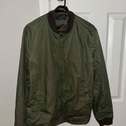 J crew/medium/green Bomber Jacket