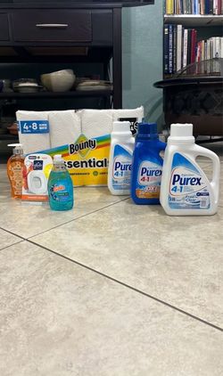 Purex Detergent, Bounty, Softsoap, Glade, Gain