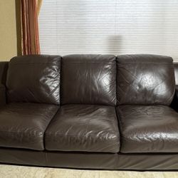 Leather Sofa & Loveseat - Price Is For Both