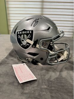 Ashton Jeanty SpeedFlex Authentic Helmet LV Raiders Beckett Certified