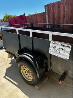 4' -8' Dump Trailer -exlnt cond like new