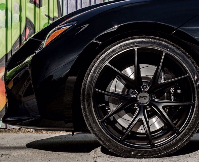 Niche Misano Satin Black Wheels @ Miami Best Wheels