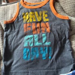 Kids Graphic Tank Top Have Fun All Day