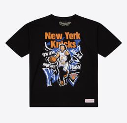 Jalen Brunson Mitchell & Ness Chalk T shirt Size Large