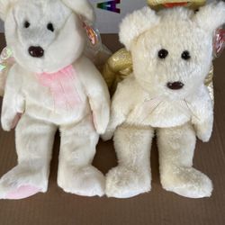 Ty Beanie Buddies/Beanies Lot: (4). 2-Buddies HALO & HALO II. 2-Beanies Halo.  1st Edition w/Tag Protectors!!!😎