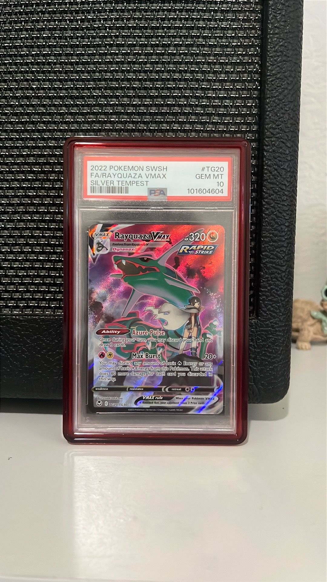 Silver Tempest Rayquaza VMAX PSA 10