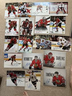 Chicago Blackhawks  8x10” PHOTOS Various Players- 1960’s - 2023