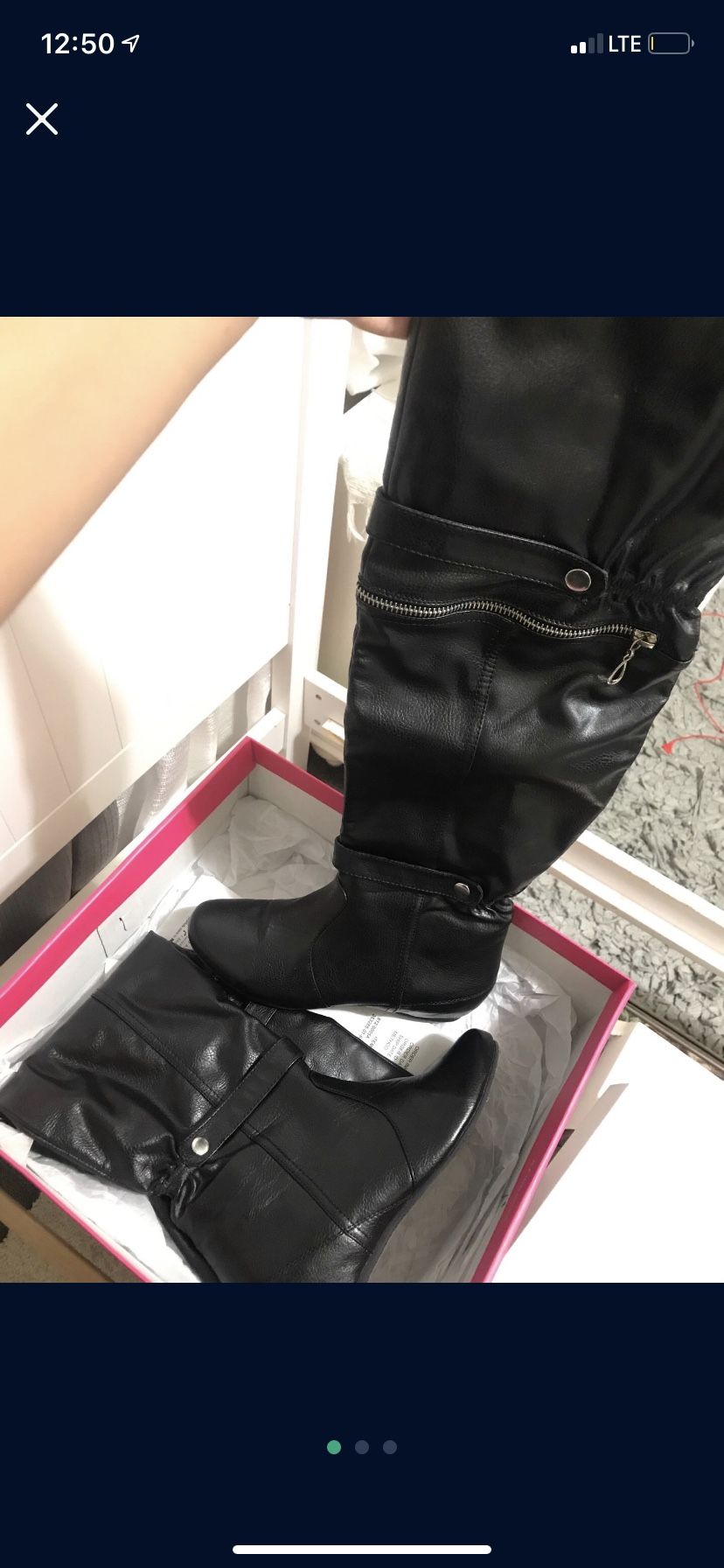Just Fab Black Boots